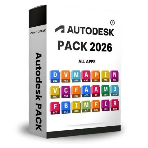 Autodesk Pack 2027 software collection box